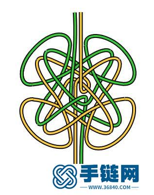 冰花結，不一樣的編法